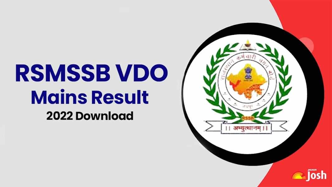 RSMSSB VDO Mains Result 2022