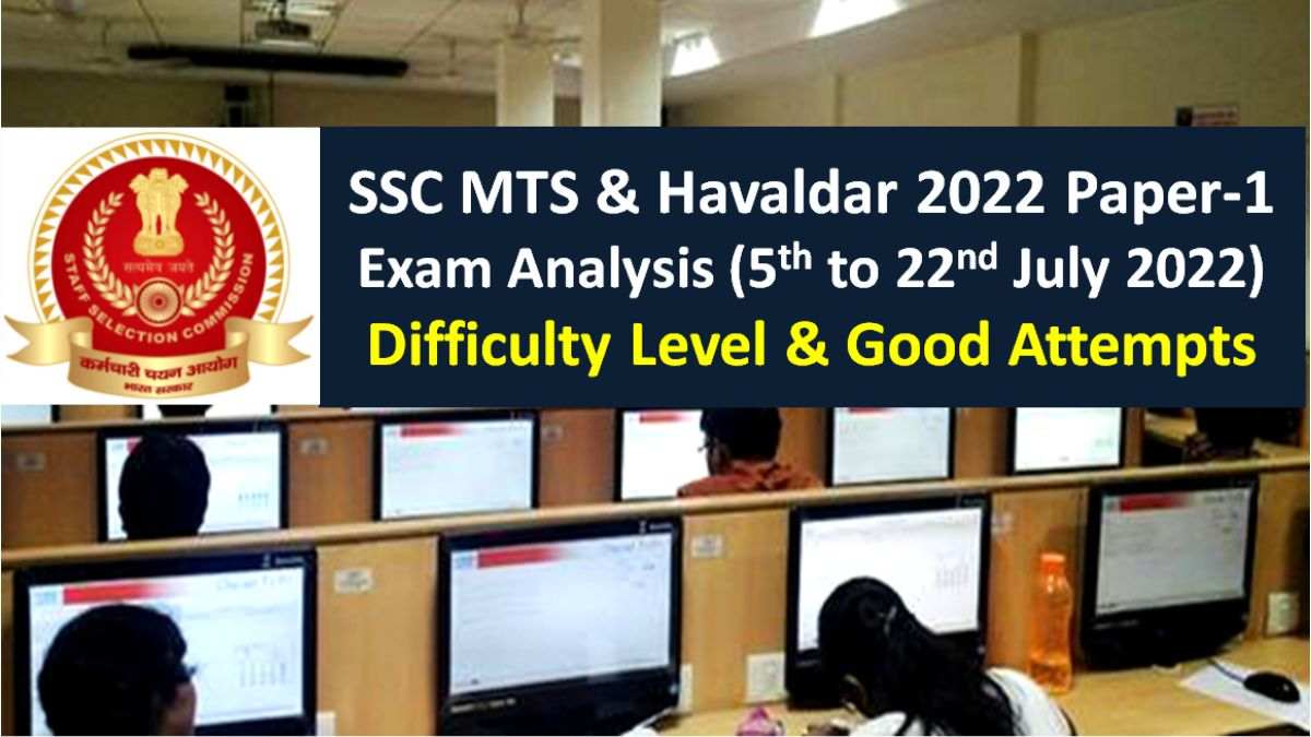 SSC MTS & Havaldar 2022 Exam Analysis (7th/6th/5th July)