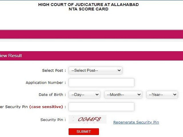 Allahabad High Court Result 2022