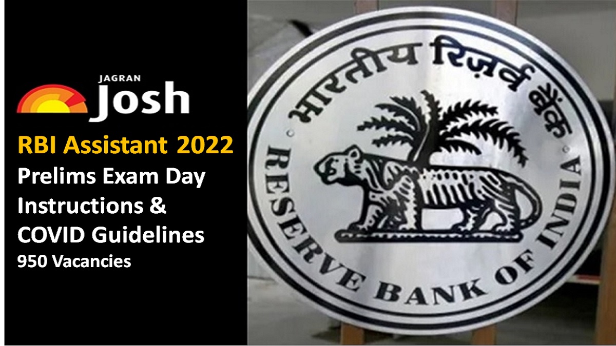 RBI Assistant Prelims 2022 Exam Day Instructions COVID Guidelines