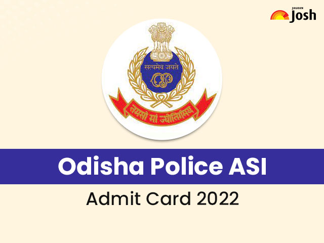 Odisha Police ASI Admit Card 2022