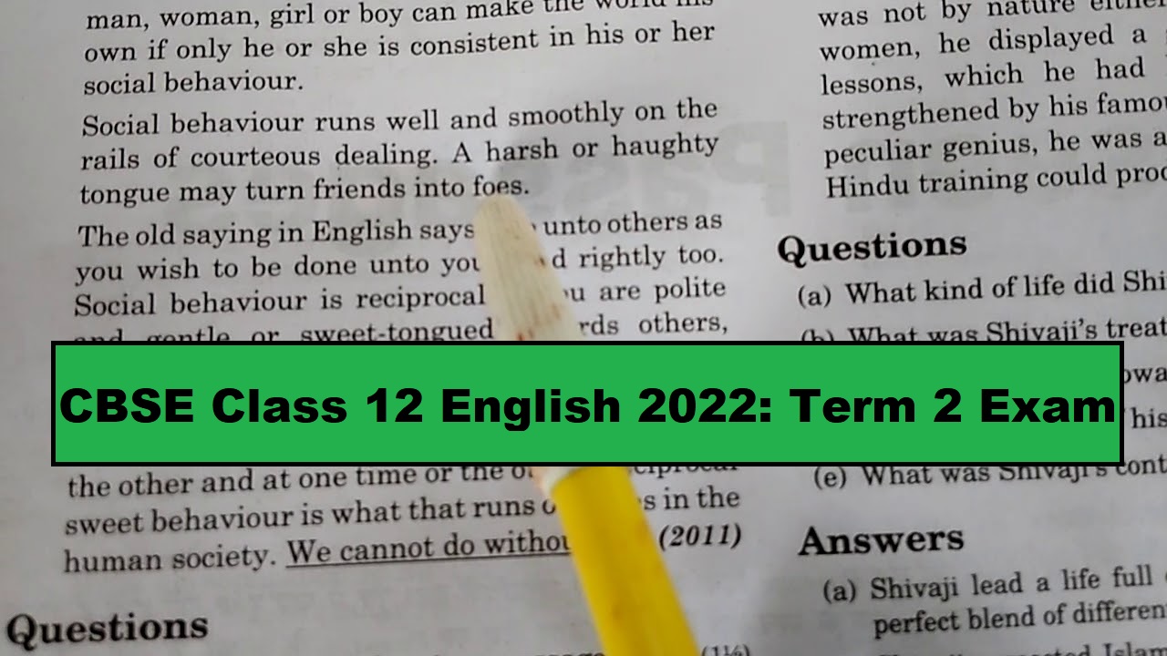 CBSE 12th English: Unseen passages