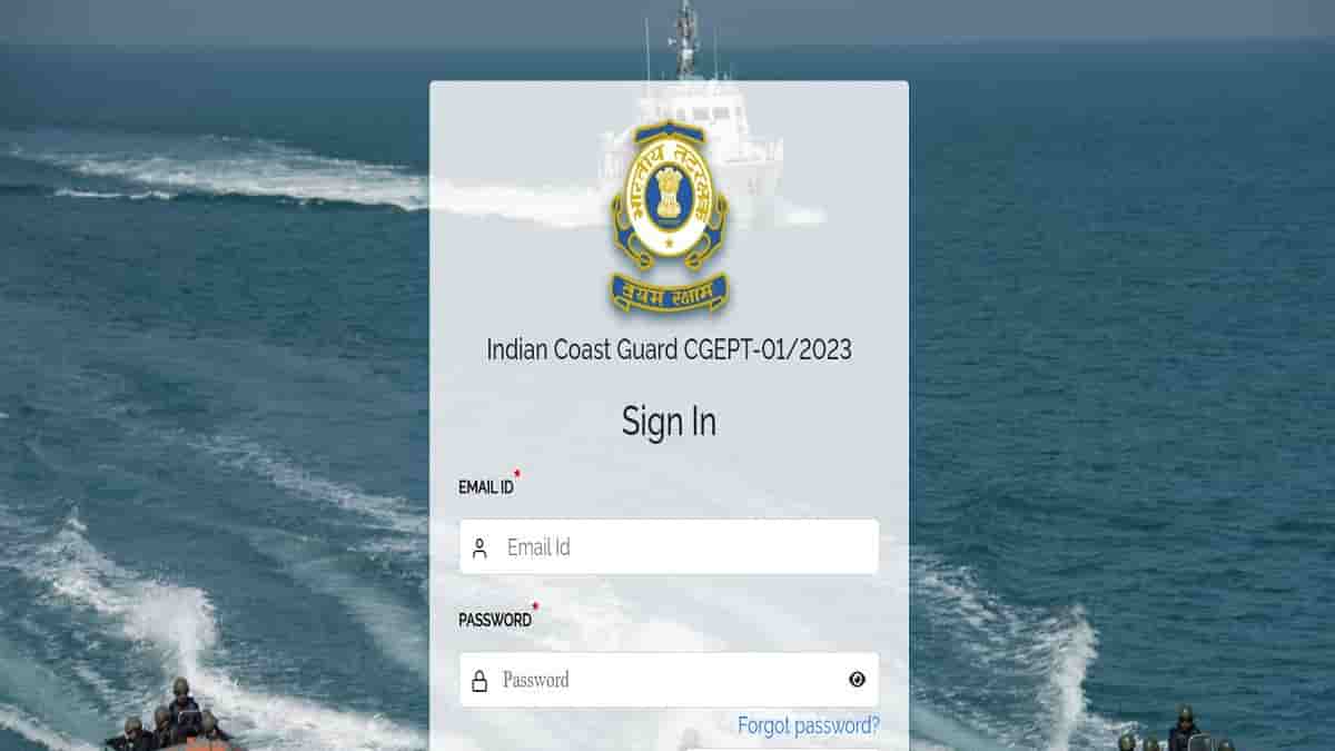 Indian Coast Guard Yantrik/Navik Exam Date 2022