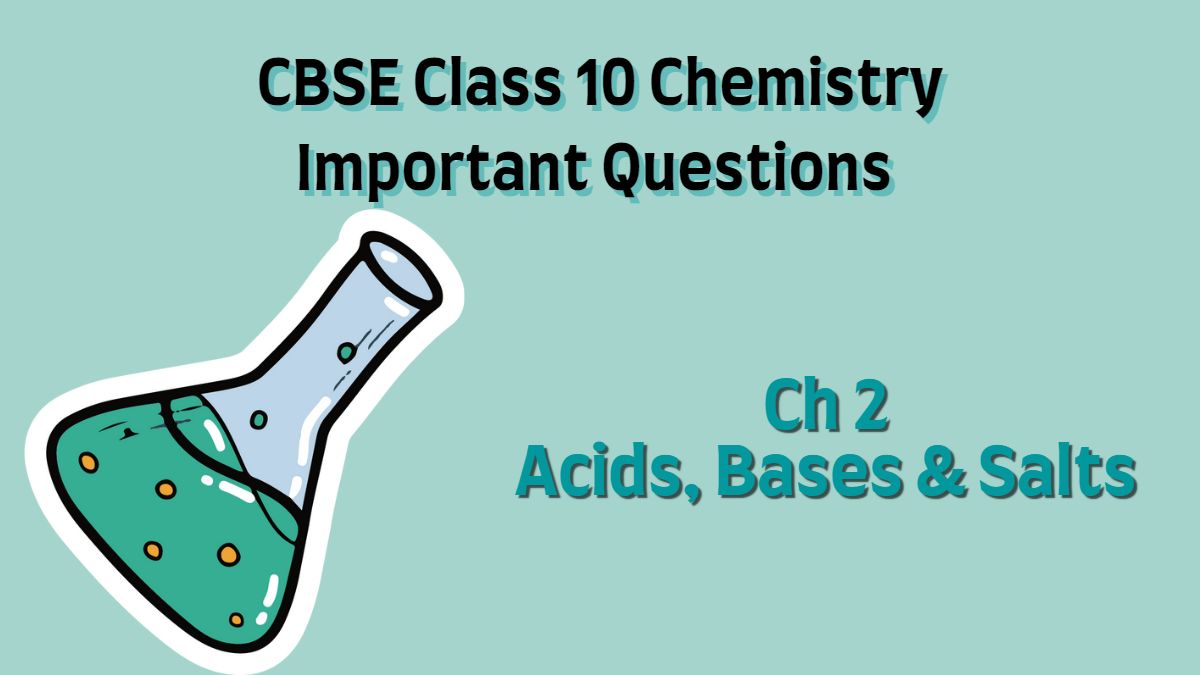CBSE Class 10 Chemistry Chapter 2 Important Questions and Answers 