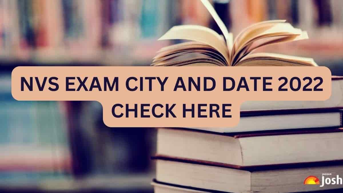 NVS TGT/PGT Exam City and Date 2022