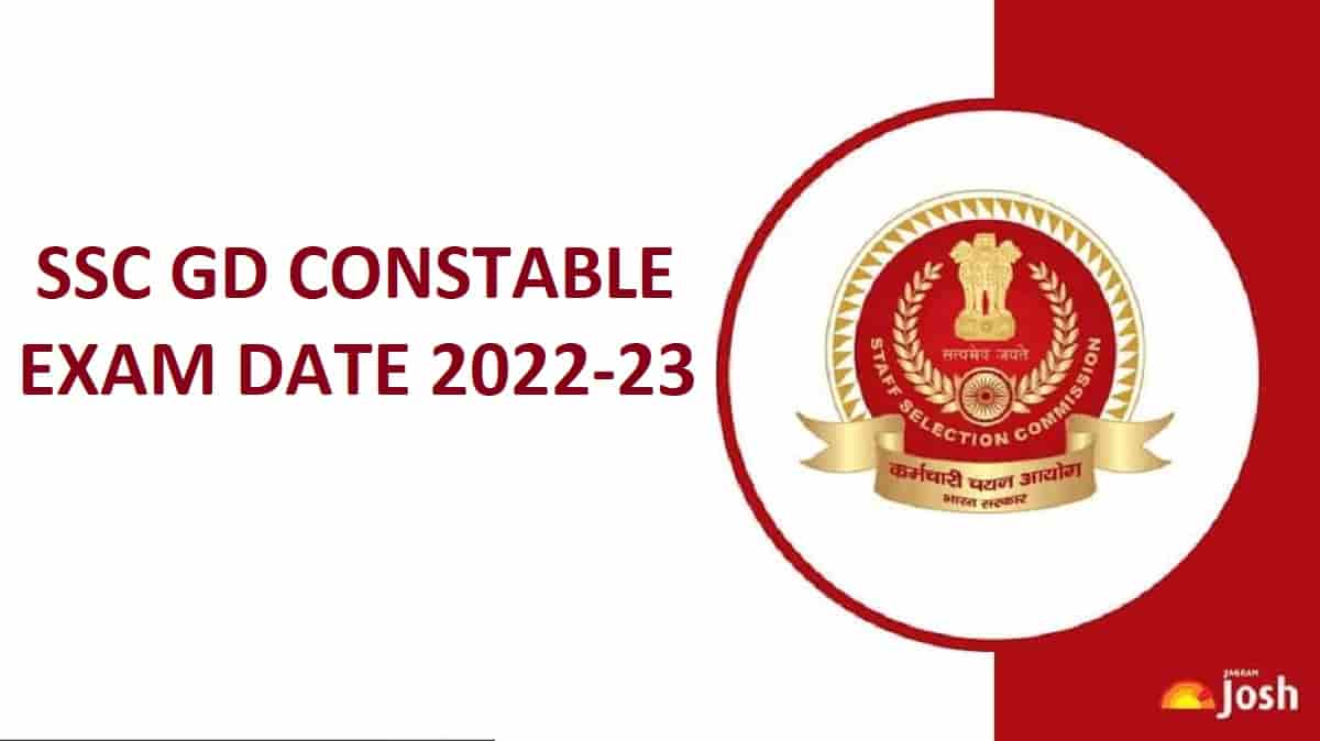 SSC GD Constable Exam Date 2022-23