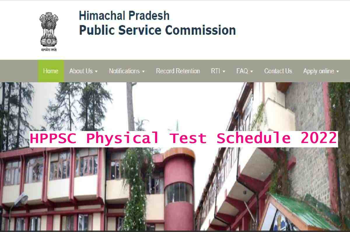     Himachal Pradesh PSC has published the Physical Test for Physical Education Assistant Teacher position on its website-hppsc.hp.gov.in.  Download pdf. 