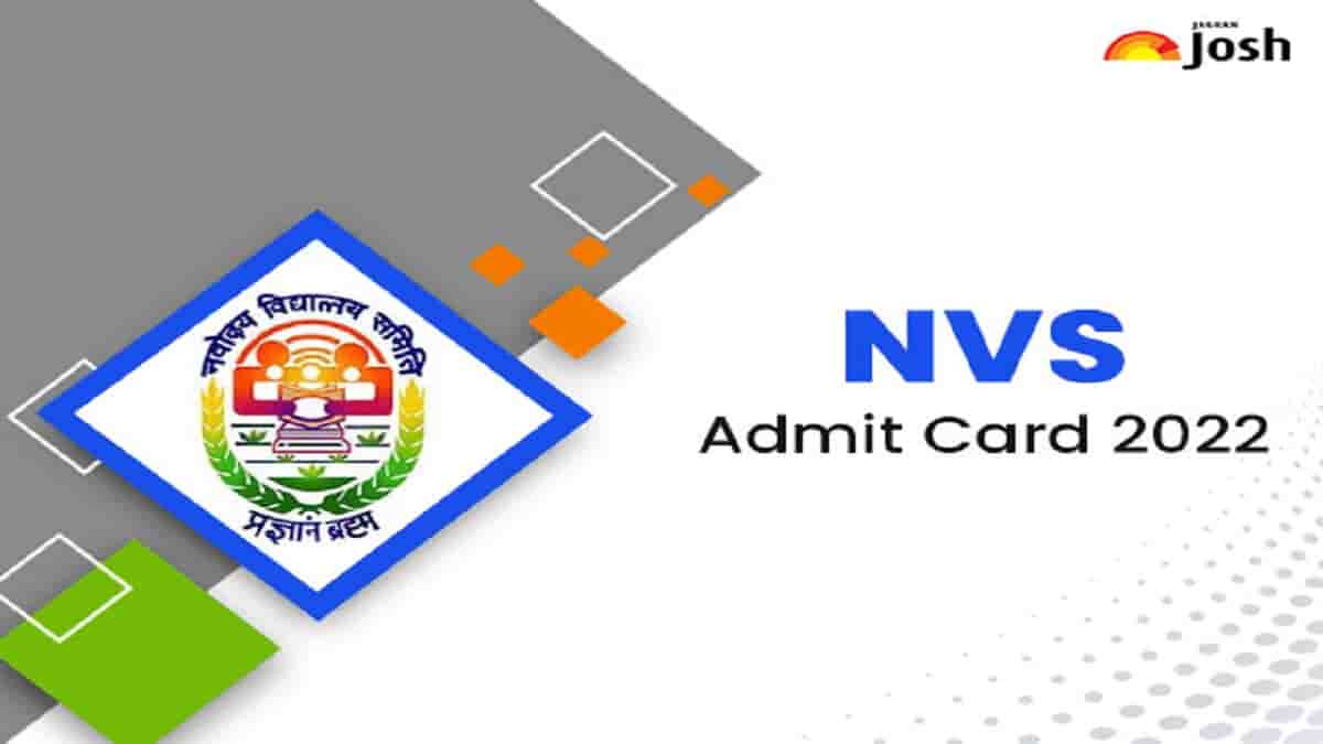 NVS Admit Card 2022 