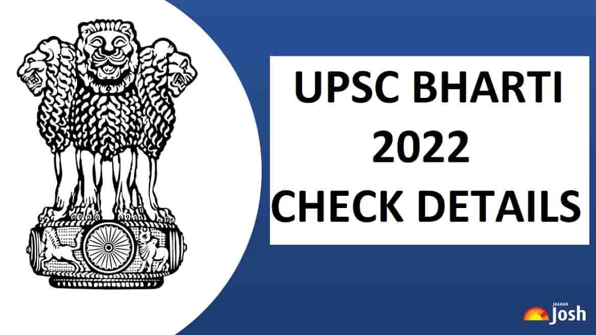 UPSC Recruitment 2022