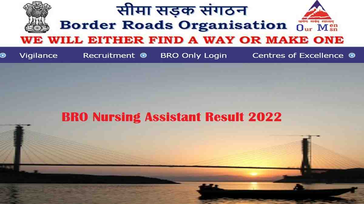 BRO Nursing Assistant Result 2022 Download