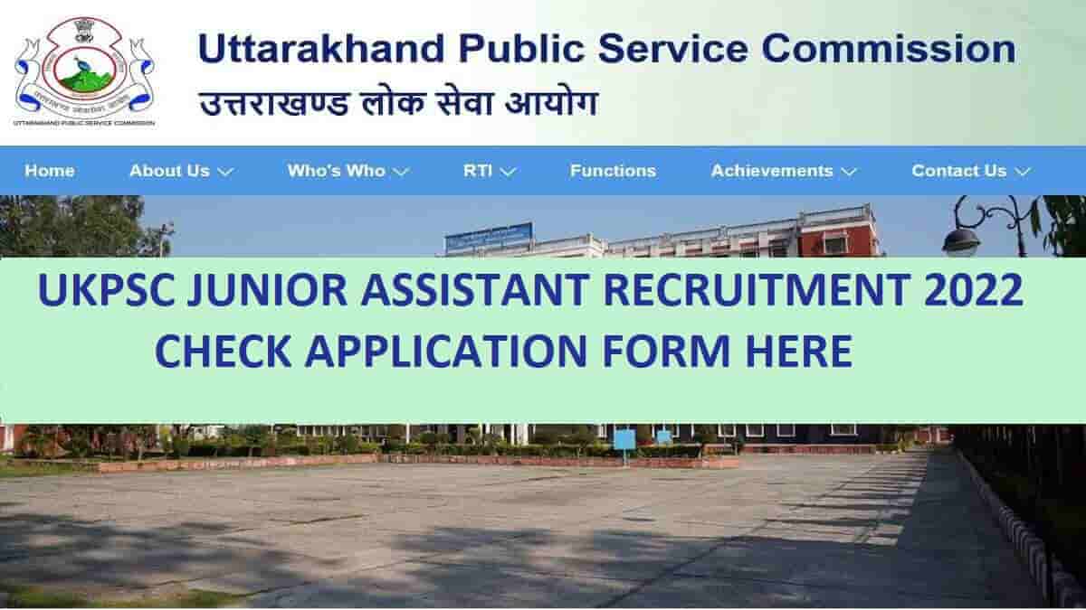 UKPSC Recruitment 2022