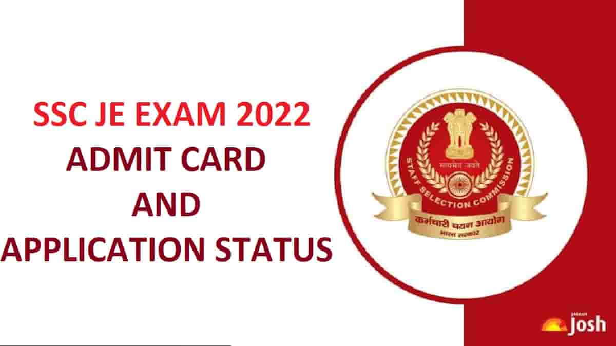 SSC JE Admit Card 2022 