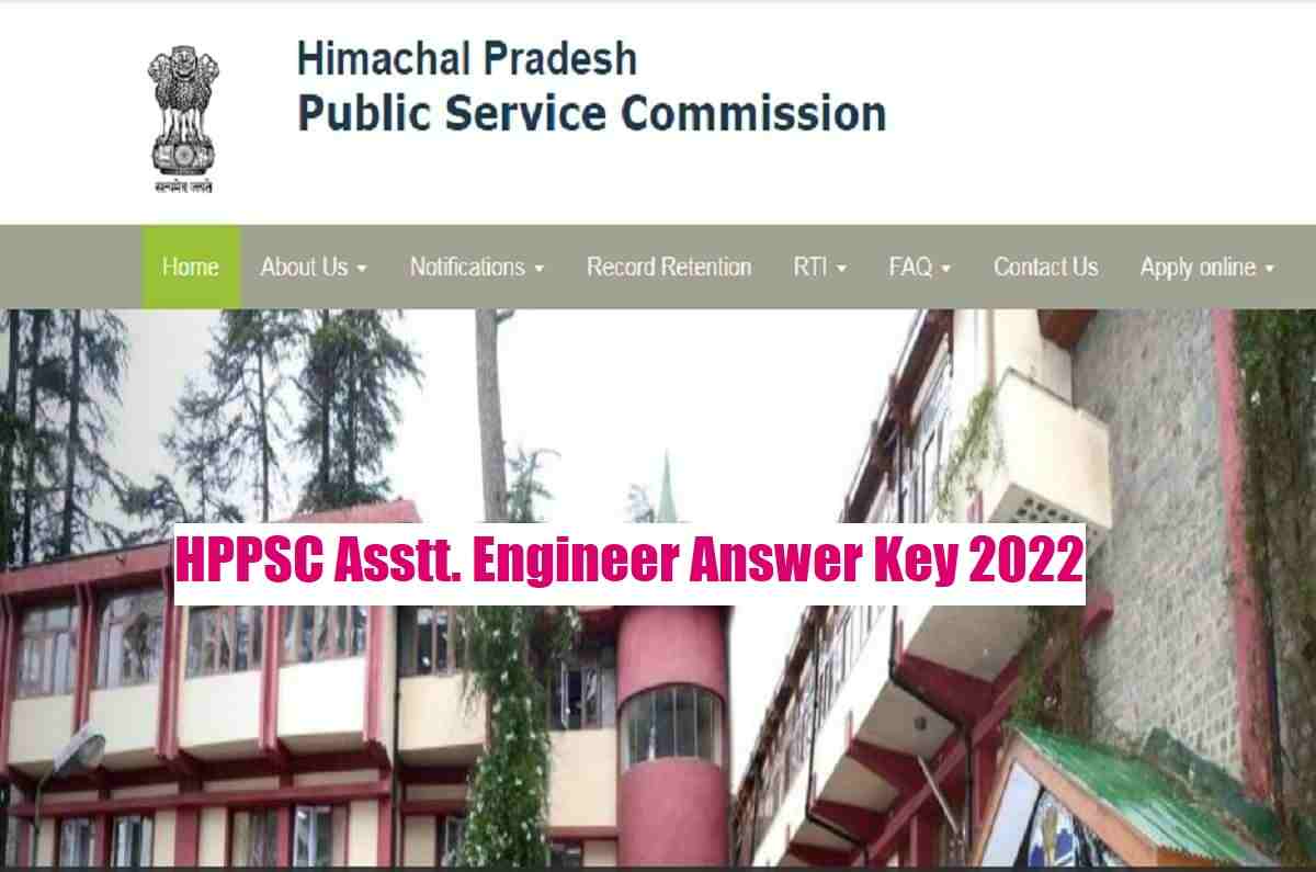 HPPSC Asstt. Engineer Answer Key 2022