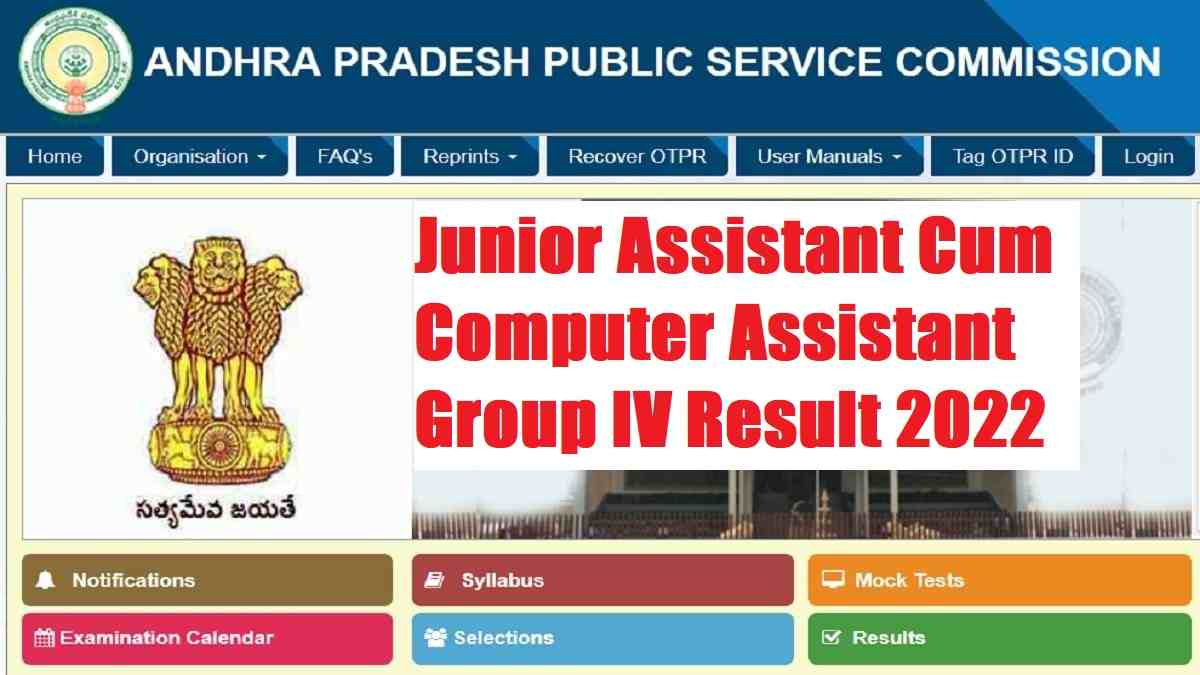 APPSC Group 4 Result 2022
