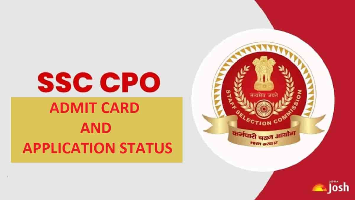 SSC CPO SI Admit Card