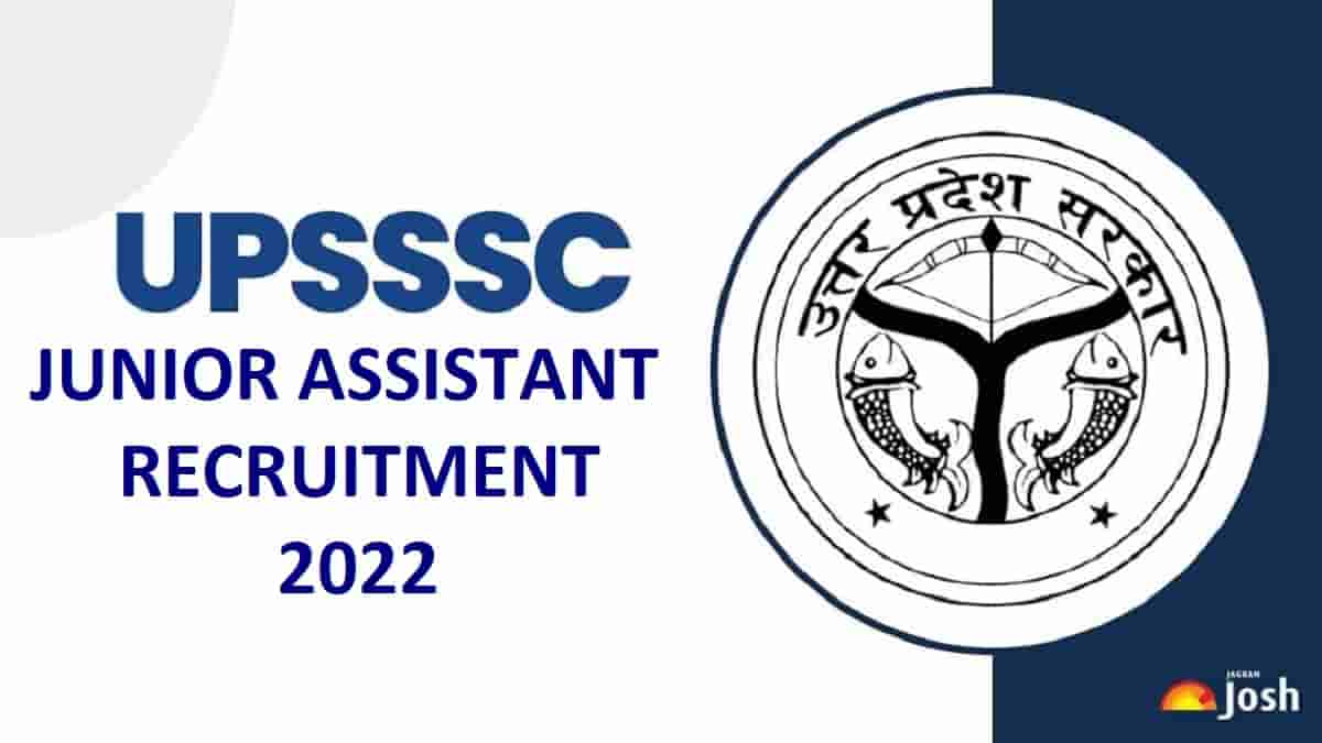 UPSSSC Jr Assistant Recruitment 2022