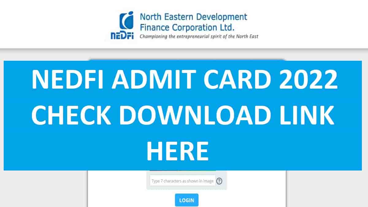 NEFDI Admit Card 2022