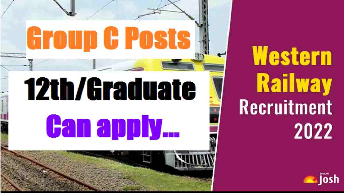 RRC Western Railway Group C Recruitment 2022