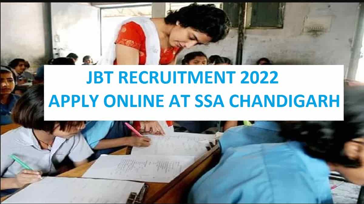 JBT Teacher Recruitment 2022