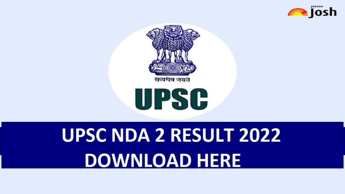 Download UPSC NDA 2 Result 2022