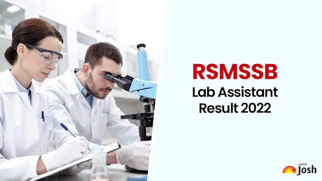 RSMSSB Lab Assistant Result 2022 
