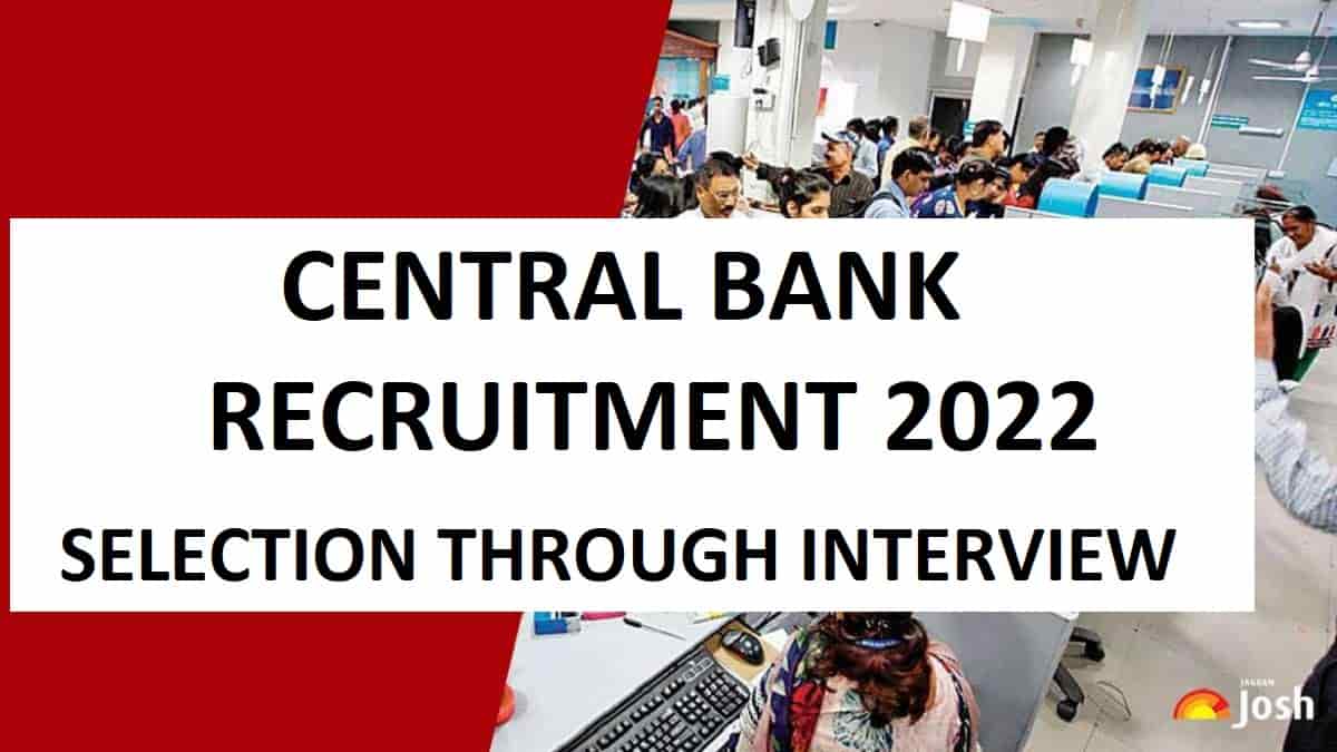 Central Bank SO Recruitment 2022