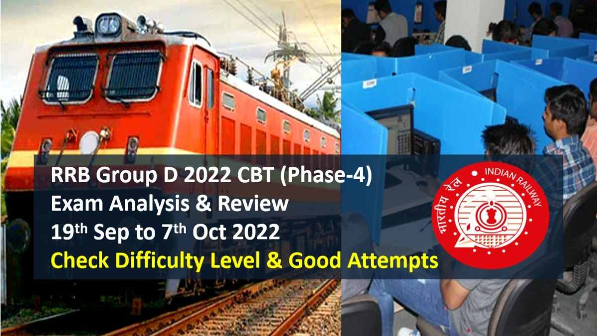 RRB Group D 2022 Exam Analysis Phase-4