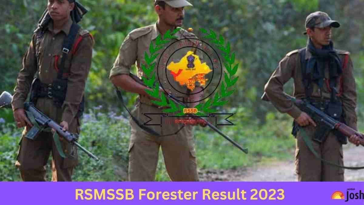 RSMSSB FORESTER FINAL RESULT 2023 RELEASED