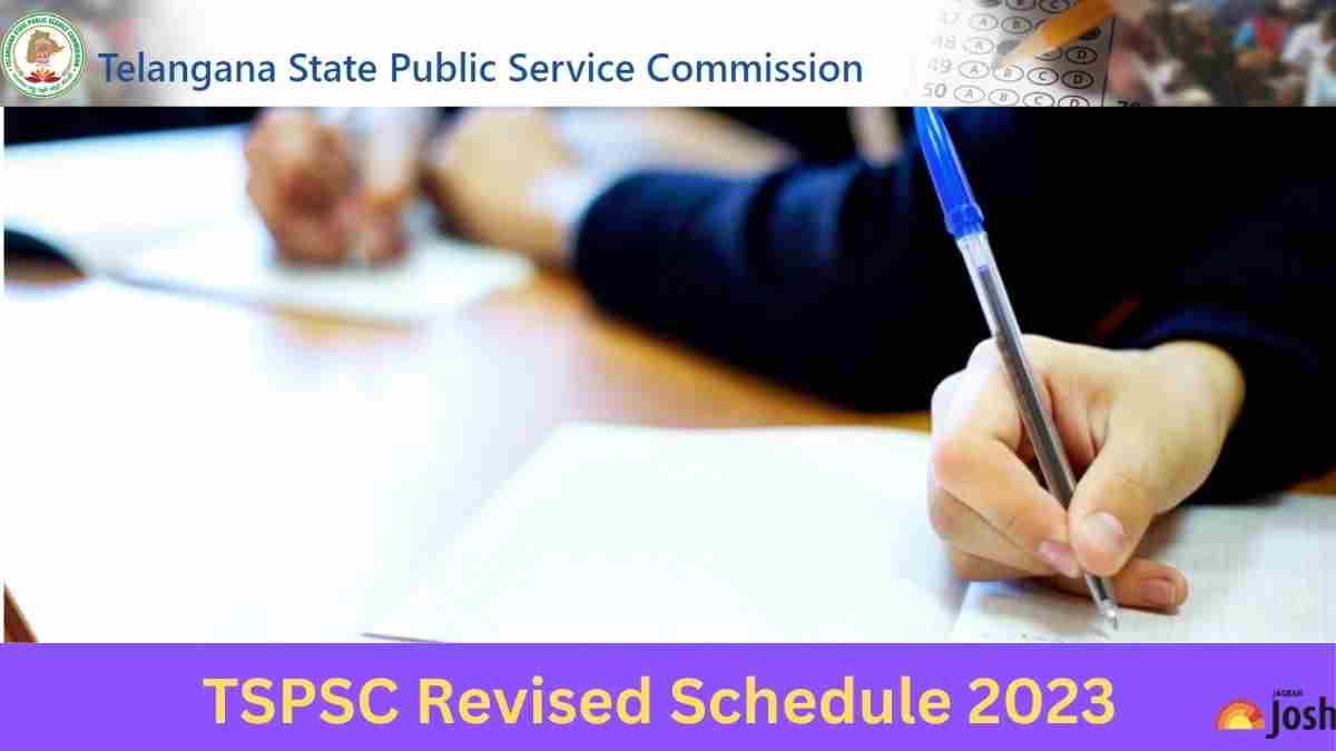 TSPSC REVISED EXAM SCHEDULE 2023