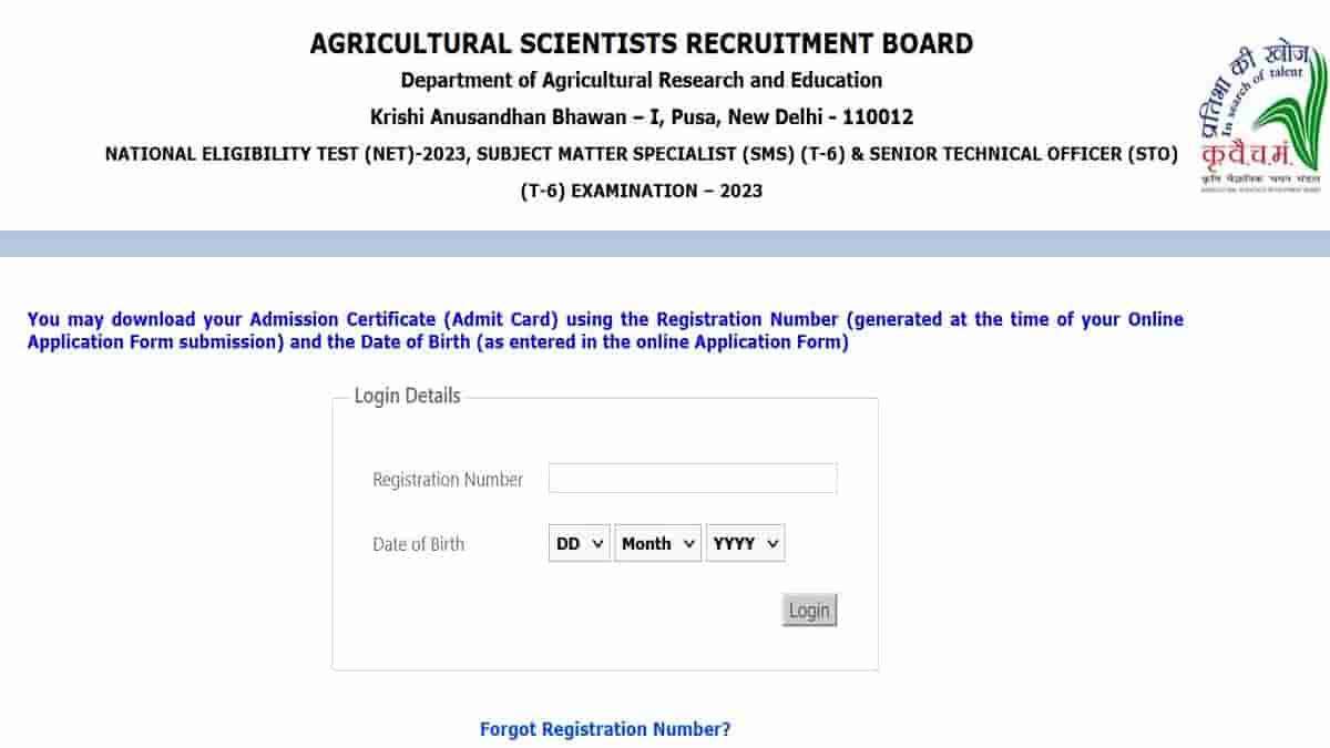 ASRB Admit Card 2023