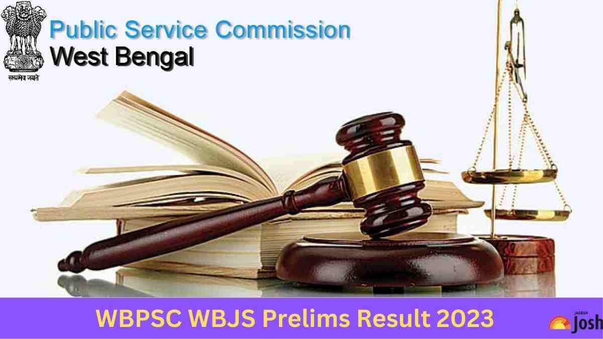 WBPSC WBJS PRELIMS RESUT 2023