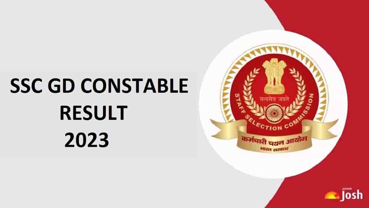 SSC GD Result 2023 