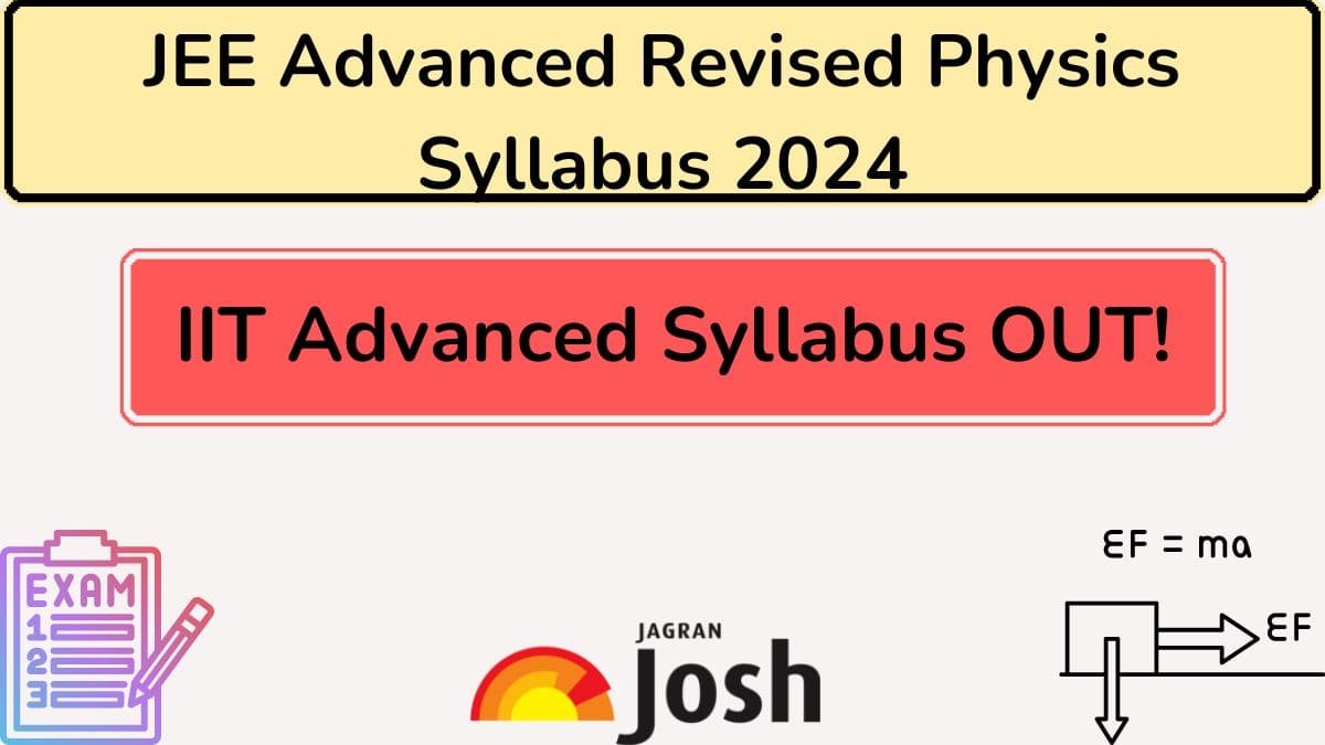 Check Updated & Revised JEE Advanced Syllabus 2024 