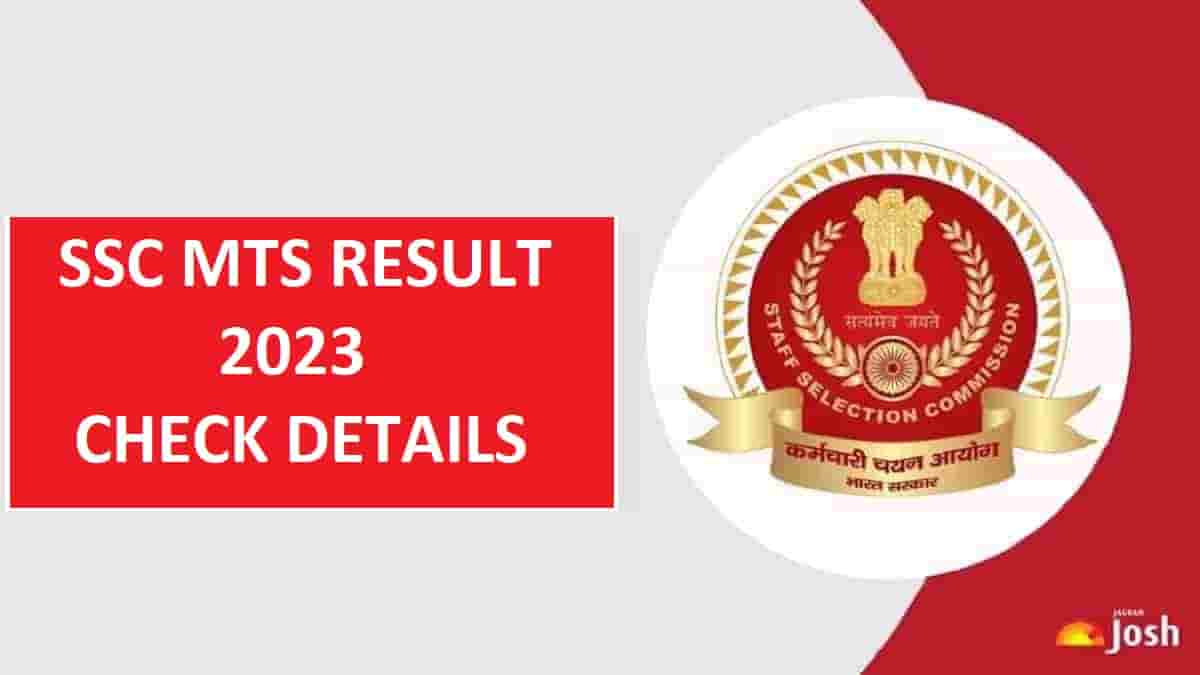 SSC MTS Result 2023