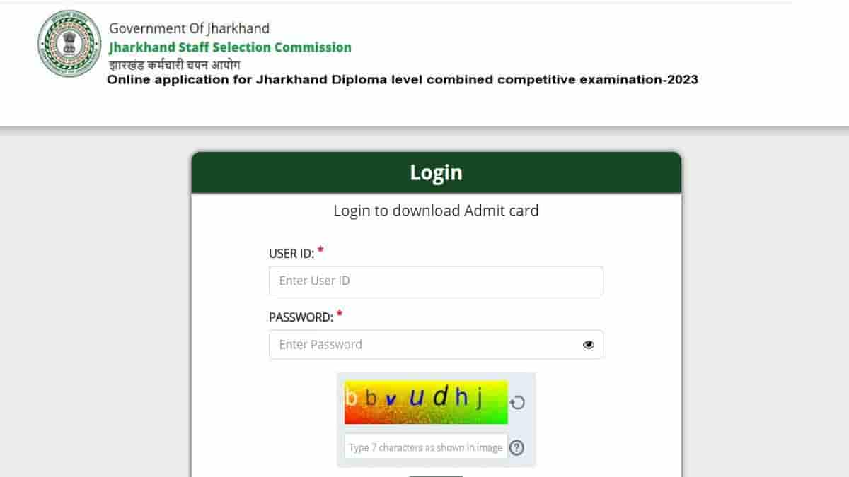 jssc je admit card 2023