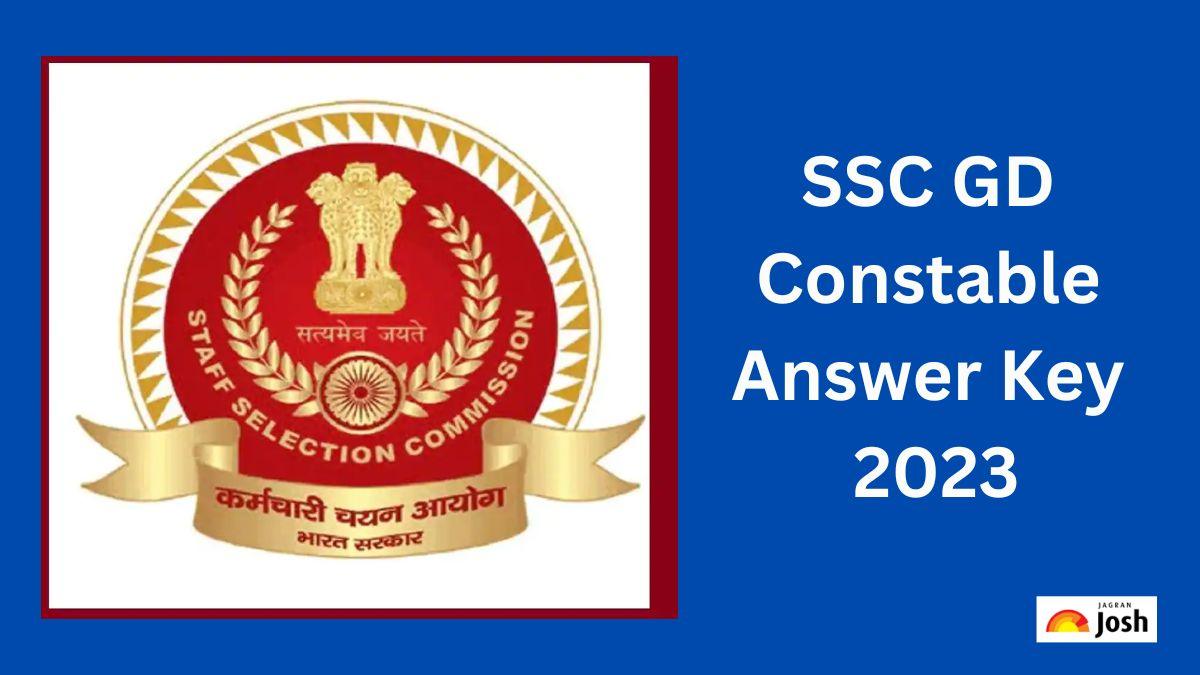 ssc gd constable answer key 2023