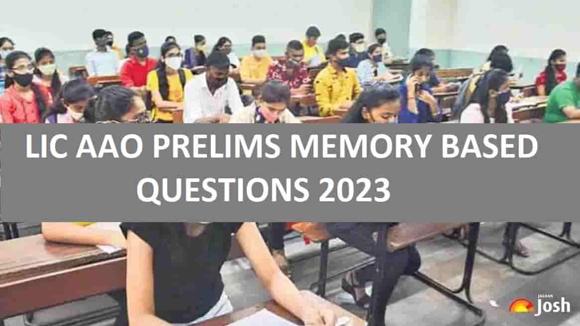 LIC AAO Memory Based Questions 2023