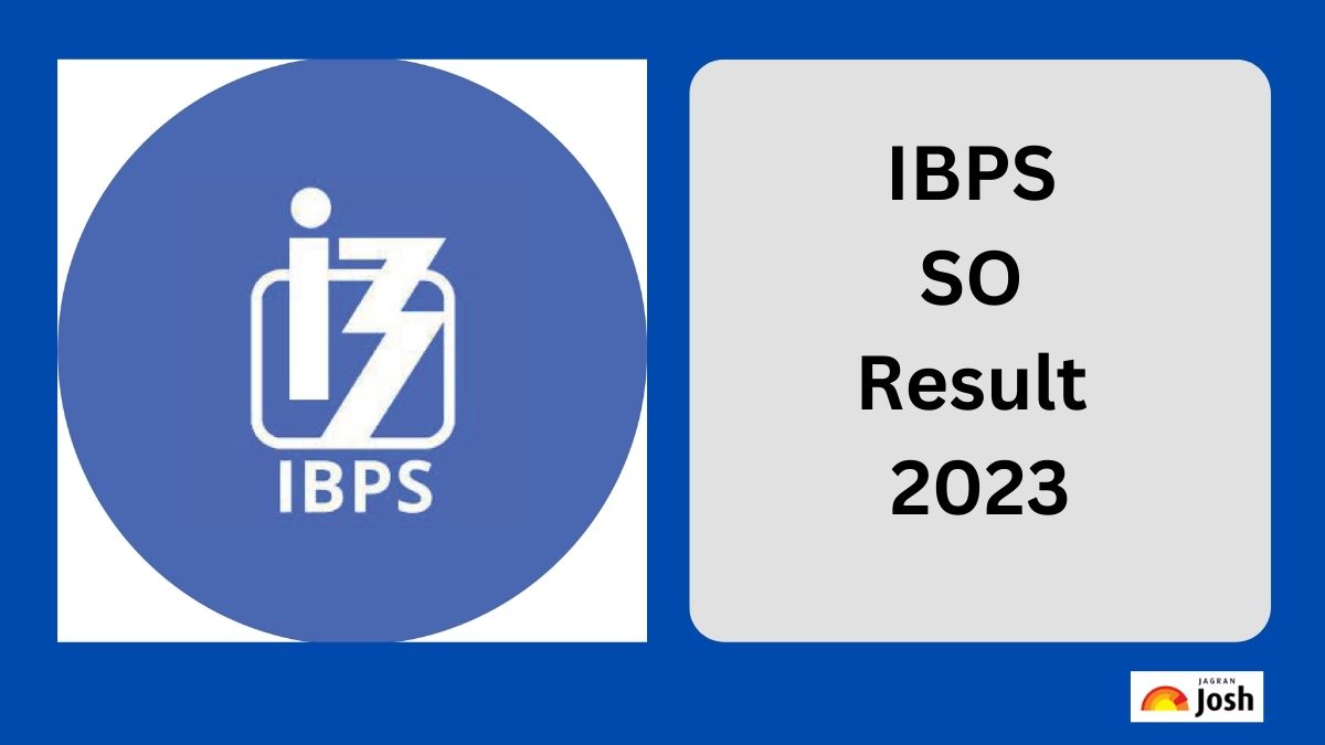 IBPS SO Main  Result 2023