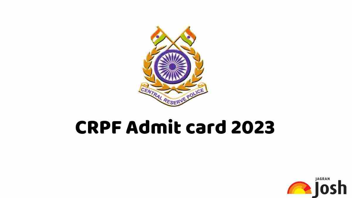 CPRF Admit card 2023