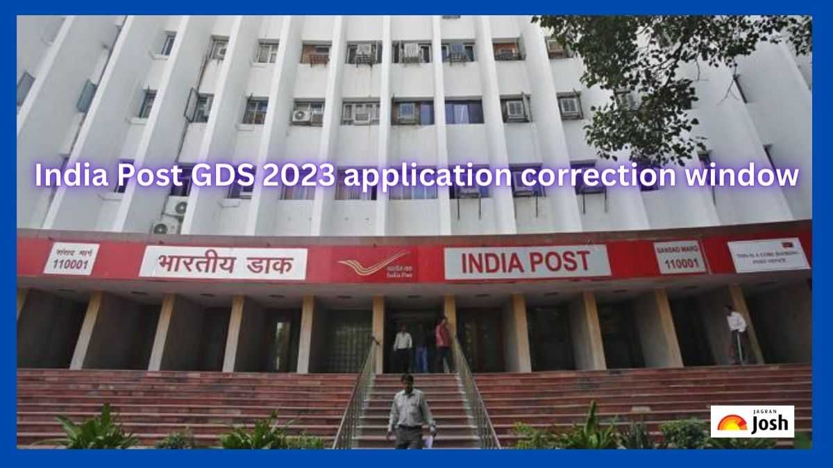 India Post GDS 2023 application correction window 