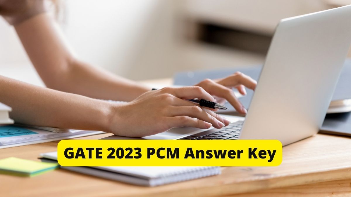 GATE 2023 PCM Answer Key