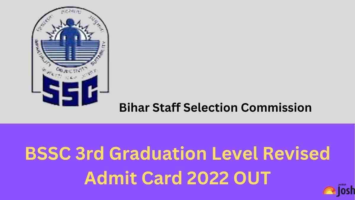 BSSC Revised Admit Card 2022