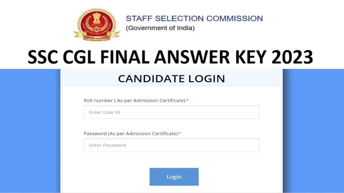 Direct Link to Check SSC CGL Final Answer Key 2022 - 2023 Here