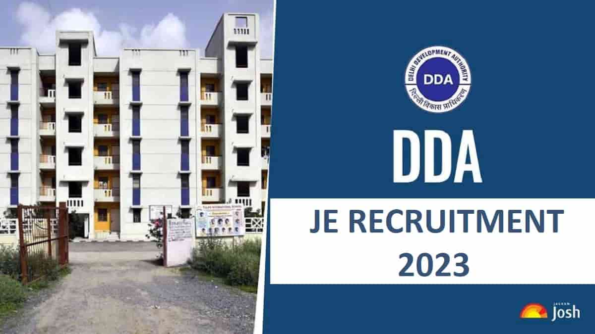 DDA JE Recruitment 2023