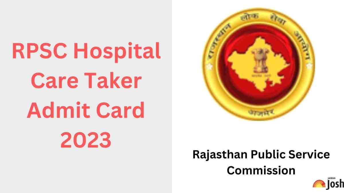 RPSC Hospital Care Taker Recruitment 2023