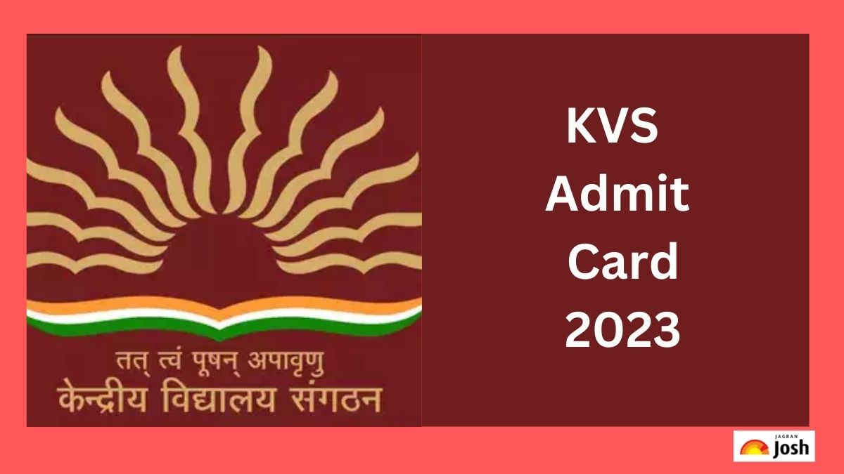  KVS Admit card 2023