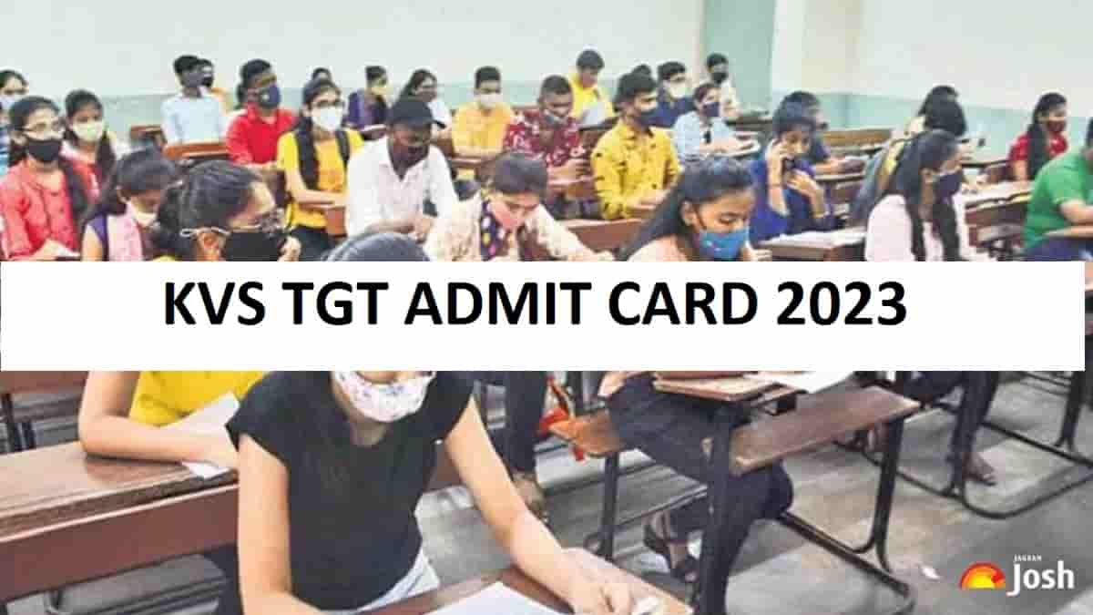 KVS TGT Admit Card 2023