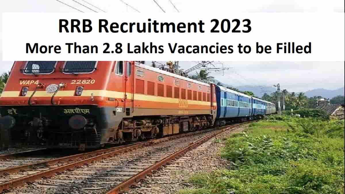 RRB Railway Recruitment 2023