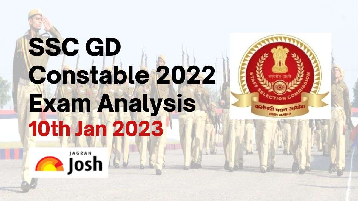 SSC GD Constable 2022 Exam Analysis (10th Jan 2023)