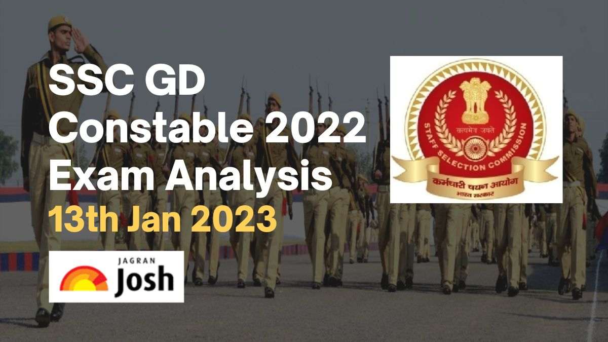 SSC GD Constable Exam Analysis (13th Jan 2023)